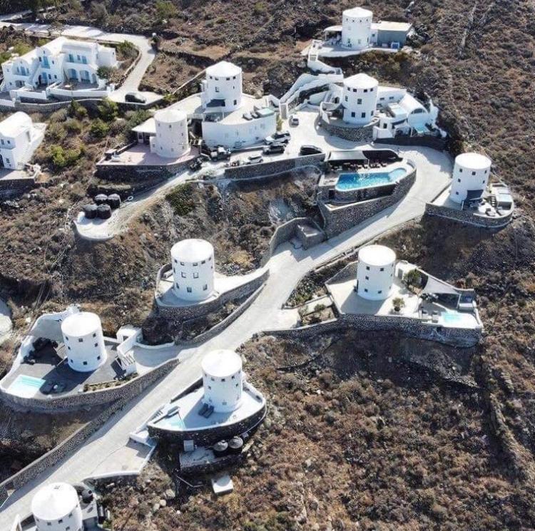 Anemos Windmill Villa Vourvoúlos Dış mekan fotoğraf