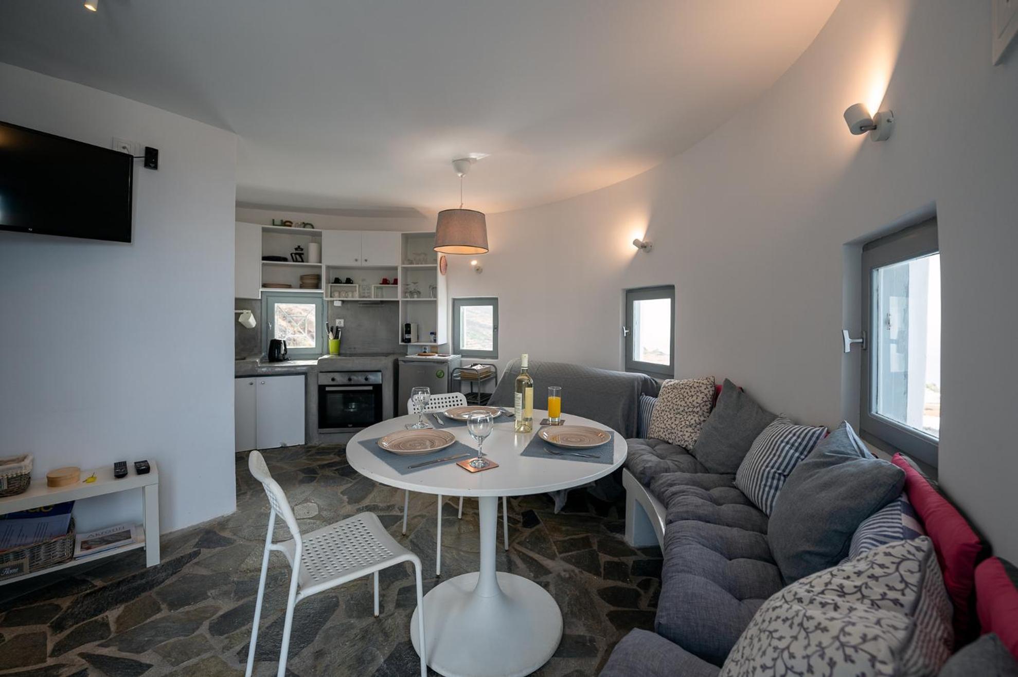 Anemos Windmill Villa Vourvoúlos Dış mekan fotoğraf