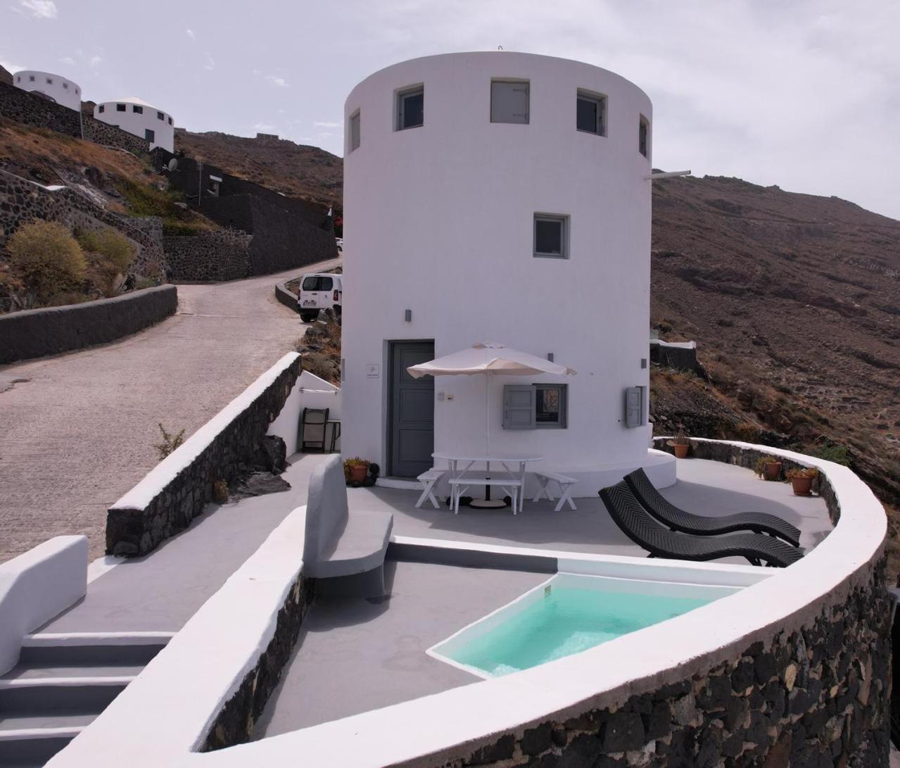 Anemos Windmill Villa Vourvoúlos Dış mekan fotoğraf