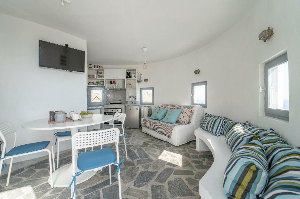 Anemos Windmill Villa Vourvoúlos Dış mekan fotoğraf